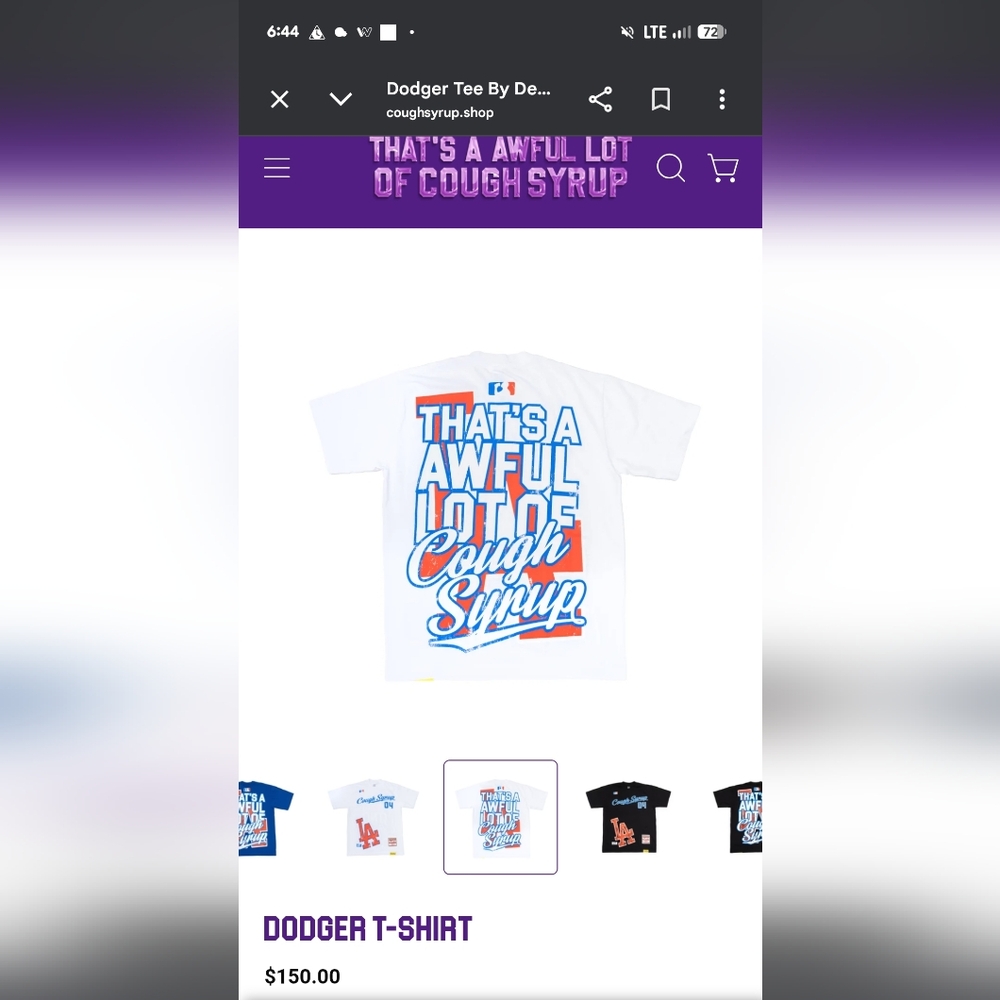 Dodger White T-Shirt